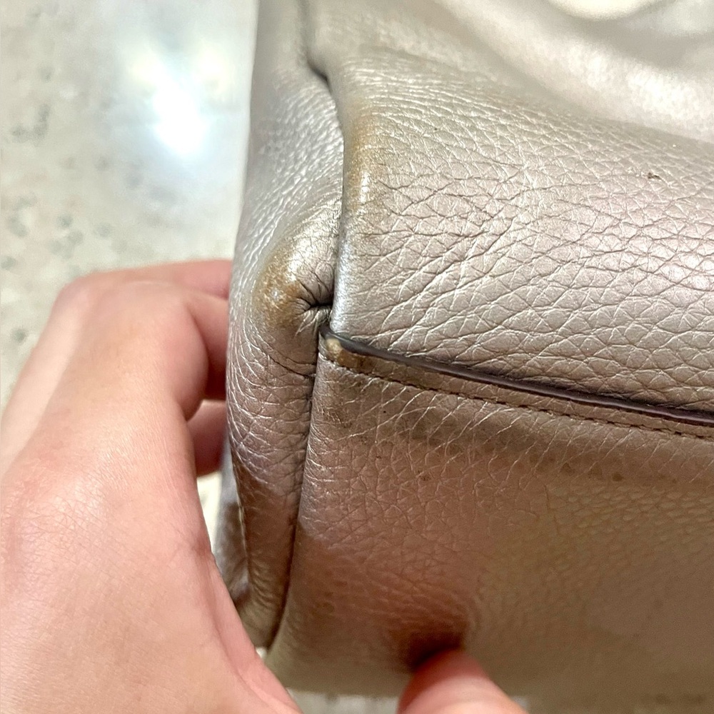 Coach Mia Metallic Shoulder Bag - Picture 8 of 14